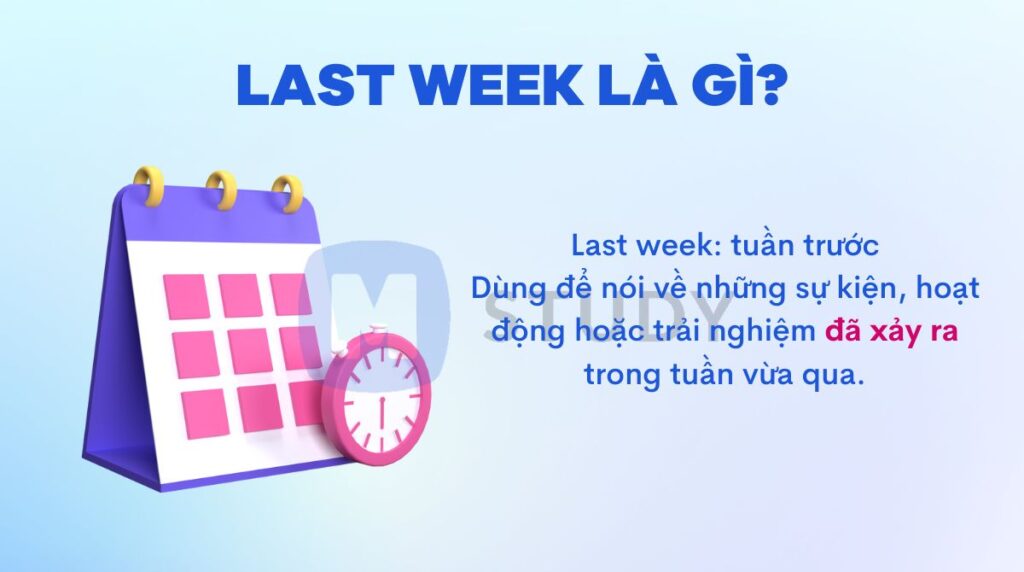 Last week là gì?