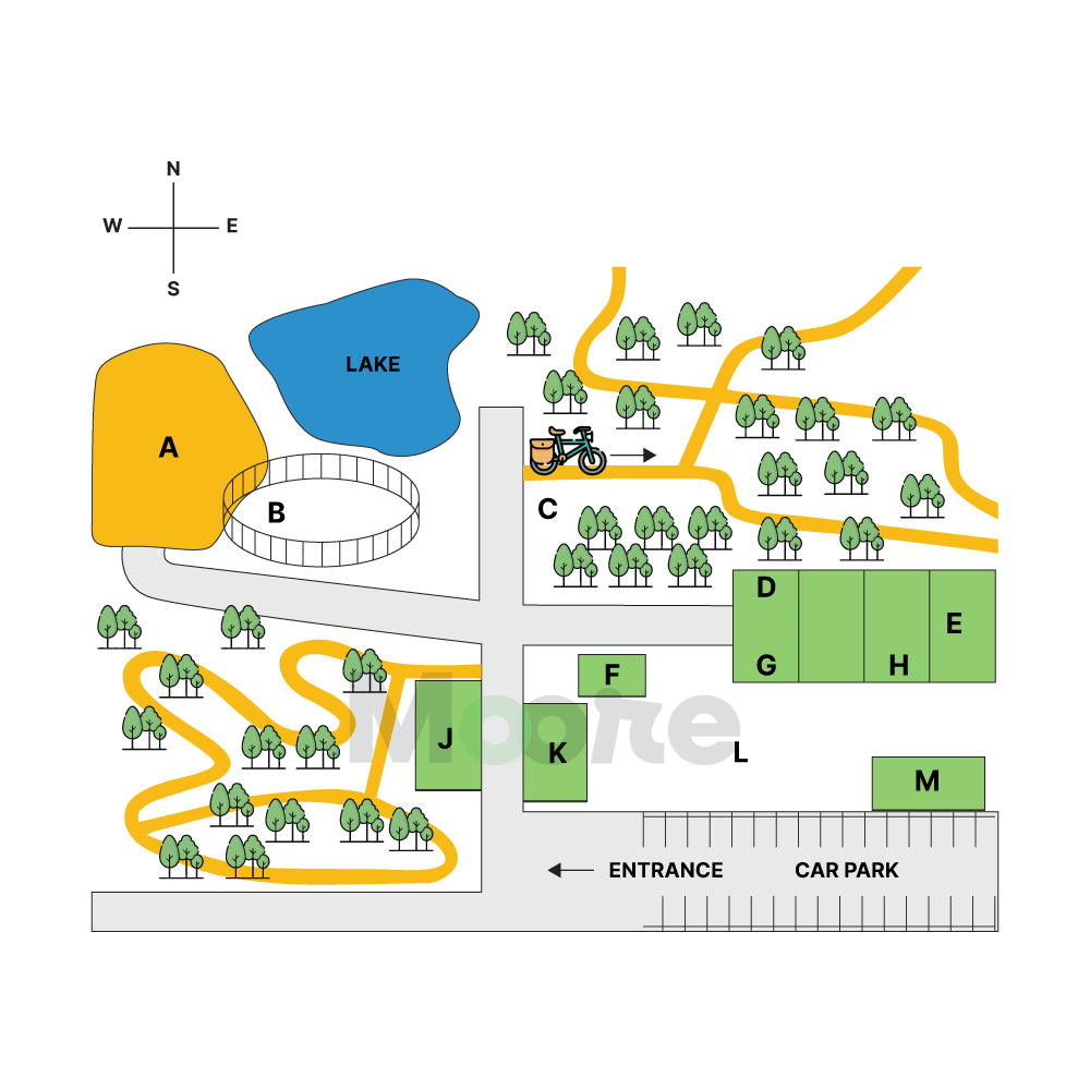 Ví dụ một loại Map Labeling của Moore